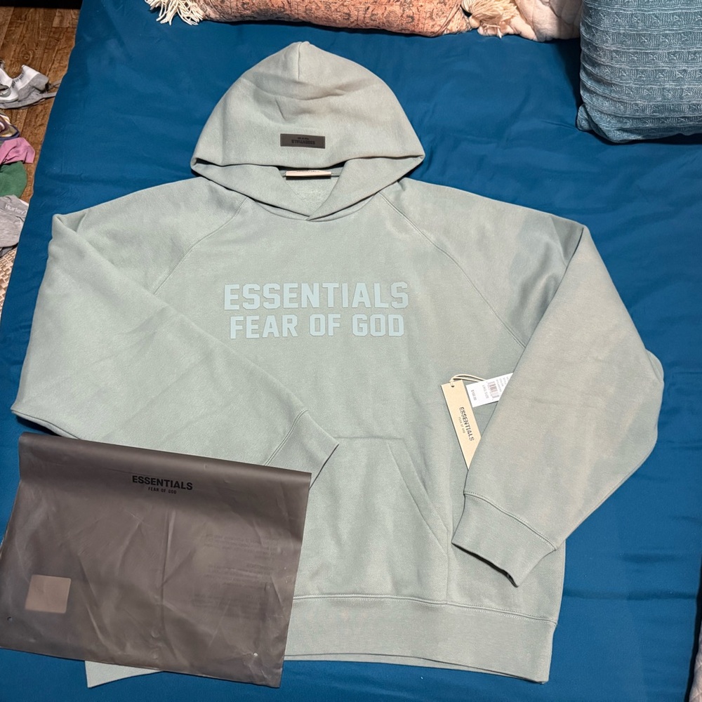 Fear of God Green Sweatshirt Hoodie